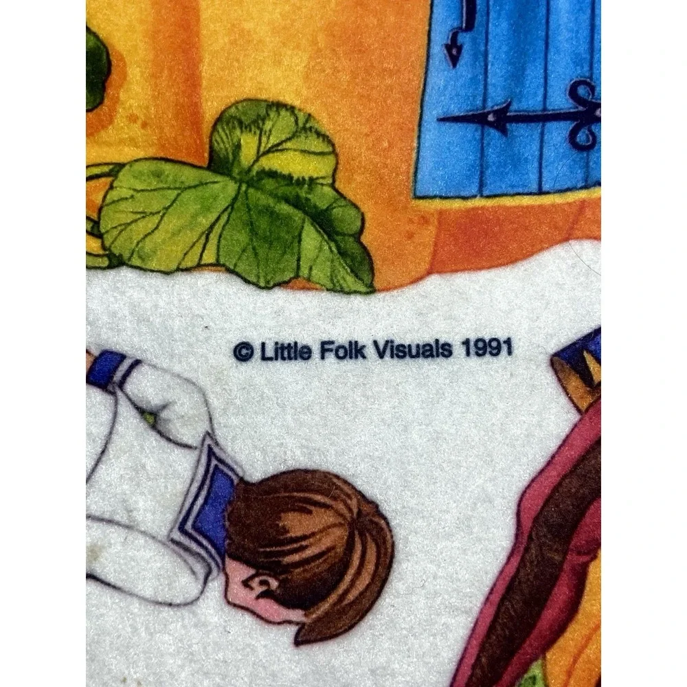 Vintage 90s Little Folks Felt Storyboards‎ x2 – Nursery Rhymes – NEW OLD STOCK